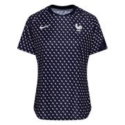 Frankrike Trenings T-Skjorte Dri-FIT Women's EURO 2022 - Blå/Hvit Dame