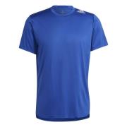 adidas Løpe t-skjorte Designed 4 Running - Blå/Sølv