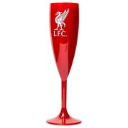 Liverpool Plast Champagne Glass - Rød