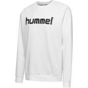 Hummel Go Cotton Logo Genser - Hvit Barn