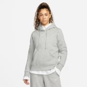 Nike Hettegenser NSW Phoenix Fleece Pullover - Grå/Hvit Dame