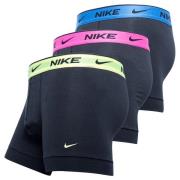 Nike Boksere 3-PK - Sort/Rosa/Strong Blue/Neon