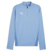 PUMA Treningsskjorte teamGOAL 1/4 glidelås - Blå/PUMA White