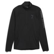 M SEASONS LS 1/4 Zip Polypropylene Rain Cell PUMA Black