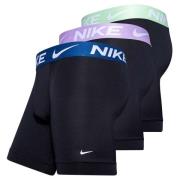 Nike Boxer 3-PK - Sort/Grønn/Lilac Bloom/Blå