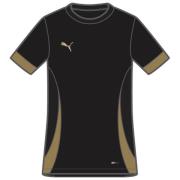 PUMA Trenings T-Skjorte teamGOAL - Sort/PUMA Gold Barn