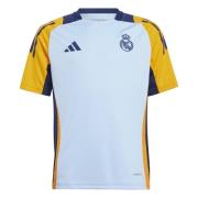 Real Madrid Trenings T-Skjorte Tiro 24 - Blå/Crew Orange/Navy Barn
