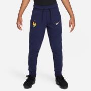 Frankrike Joggebukse NSW Tech Fleece EURO 2024 - Blå/Gull Barn