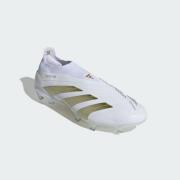 adidas Predator Elite Laceless FG Day Spark - Hvit/Gull/Hvit