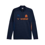 - Marseille Treningsskjorte 1/4 glidelås - Club Navy/Fluo Oransje