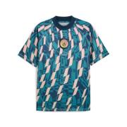 Manchester City T-skjorte ftblStatement Retro - Marineblå/Turkis Surf