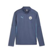 Manchester City Treningsgenser 1/4 Glidelås - Inky Blue/Magic Blue Bar...