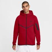 Nike Hettegenser Tech Fleece 24 FZ Windrunner - Rød/Sort