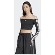 Adidas Original Adicolor Off Shoulder Long Sleeve Tee