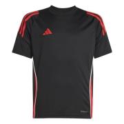 adidas Trenings T-Skjorte Tiro 24 - Svart/Ren rubin Barn