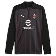 Milan Treningsgenser Pre Match 1/4 Glidelås - Sort/For All Time Red