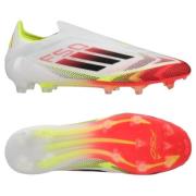 adidas F50 Elite Laceless FG Pure Victory - Hvit/Sort/Gul