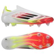 adidas F50 Elite Laceless SG Pure Victory - Fottøy Hvit/Svart/Solgul