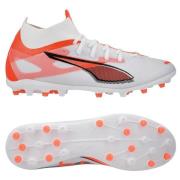 PUMA Ultra 5 Match + MG Unlimited - Hvit/Sort/Glowing Red