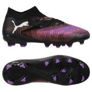 PUMA Future 8 Pro FG/AG Unlimited - Sort/Hvit/Glowing Red Barn