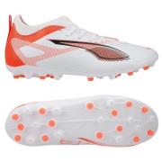 PUMA Ultra 5 Match MG Unlimited - Hvit/Sort/Glowing Red Barn