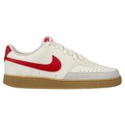 Nike Sneaker Court Vision Low - Perle/Rød