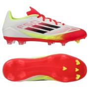 adidas F50 League FG/AG Pure Victory - Hvit/Sort/Gul