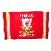 Liverpool Flagg This Is Anfield - Rød/Hvit/Gul