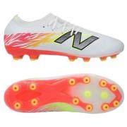New Balance Furon V8 Elite AG Flash Point - Hvit/rød/Sølv