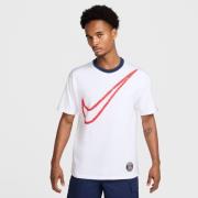 Paris Saint Germain T-skjorte Oversized Swoosh - Hvit