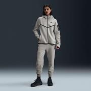 Nike Hettegenser Tech Fleece FZ Windrunner - Grå/Svart Kvinner