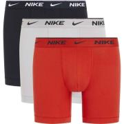Nike Boxer 3-Pakke - Svart/Grå/Rød