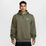 Nike Hettegenser Club - Middels oliven/Hvit