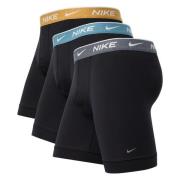 Nike Boxer 3-Pakke - Svart/Denim Turquoise/Uendelig gull