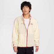 Liverpool Jakke Club+ - Hvit/Lys Khaki/Rød