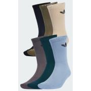 Adidas Originals Trefoil Cushion Crew Socks 6 Pairs