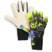 PUMA ULTRA Ultimate TEASER Hybrid PUMA Black-Luminous Purple-Lime Sque...