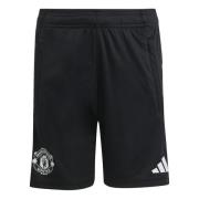 Manchester United Treningsshorts Tiro 25 - Svart/Aurora Plum Barn