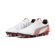PUMA King Ultimate MG Untamed - PUMA White/Puma Sølv/Glødende rød/PUMA...