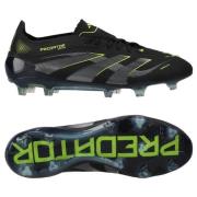 adidas Predator Elite FG Electric Stealth - Svart/Grå/Lucid Sitron