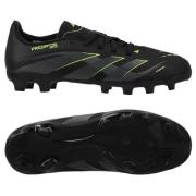 adidas Predator League MG Electric Stealth - Svart/Grå/Lucid Sitron Ba...