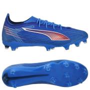 PUMA Ultra 6 Pro FG/AG Untamed - Ultra Blue/PUMA White/Glødende rød