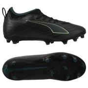 PUMA Ultra 6 Match FG/AG Eclipse - PUMA Svart/Grønn/Green Terrain Barn