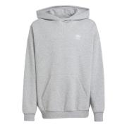 adidas Originals Hettegenser Fleece Loose Fit - Grå/Hvit Barn