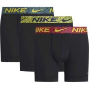 Nike Boxer 3-Pakke - Svart/Gul/Lilla