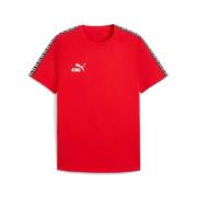 PUMA T-skjorte teamKING - Puma Rød/PUMA White/PUMA Svart Barn
