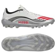 adidas F50 Messi League 2G/3G AG Prestig10 - Fottøy Hvit/Lucid Red/Søl...