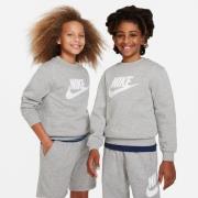 Nike Genser NSW Club Fleece - Mørkegrå/Hvit Barn