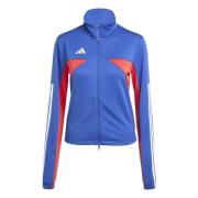 adidas Track Top Tiro GC Nations - Semi Lucid Blue/Ren rubin/Hvit Kvin...