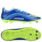 adidas F50 Messi League FG/AG VIS10N - Blå/Gul/Blå Barn